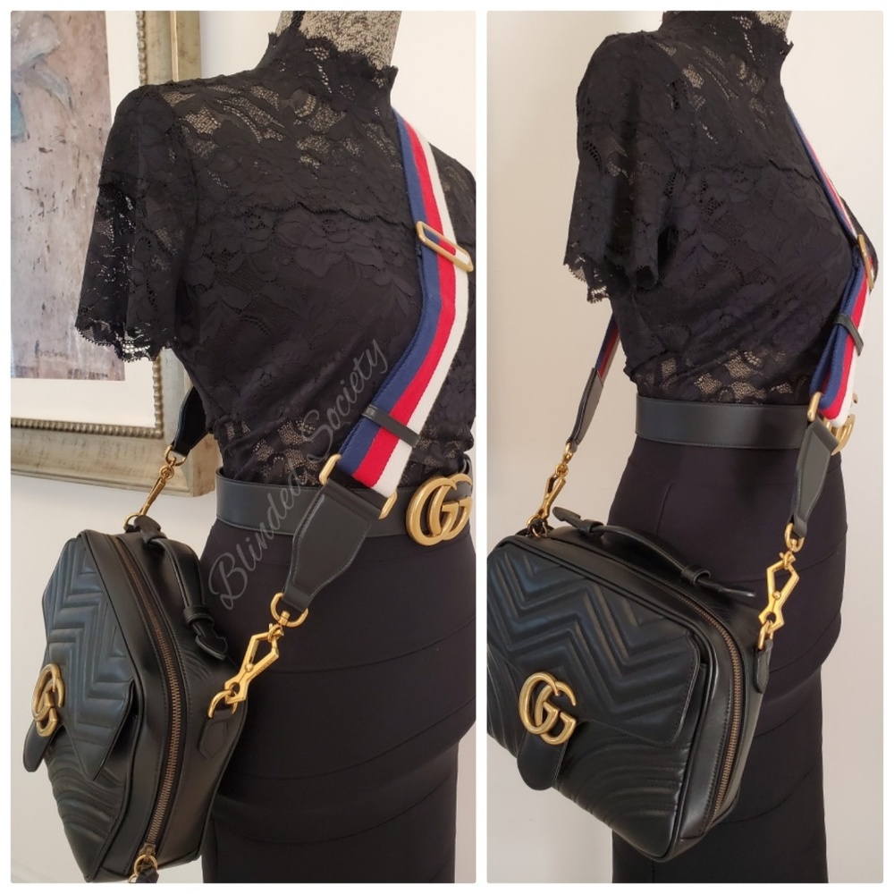 ⭐⭐SOLD⭐⭐  Gucci Marmont Small Top Handle Bag - Picture 2 of 8